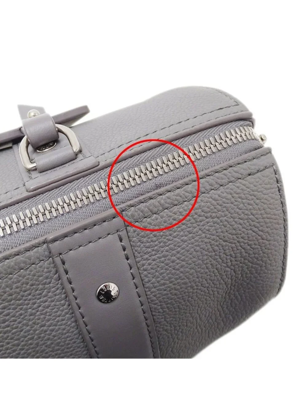 Louis Vuitton LV Aerogram Shoulder Bag City Keepall Gray